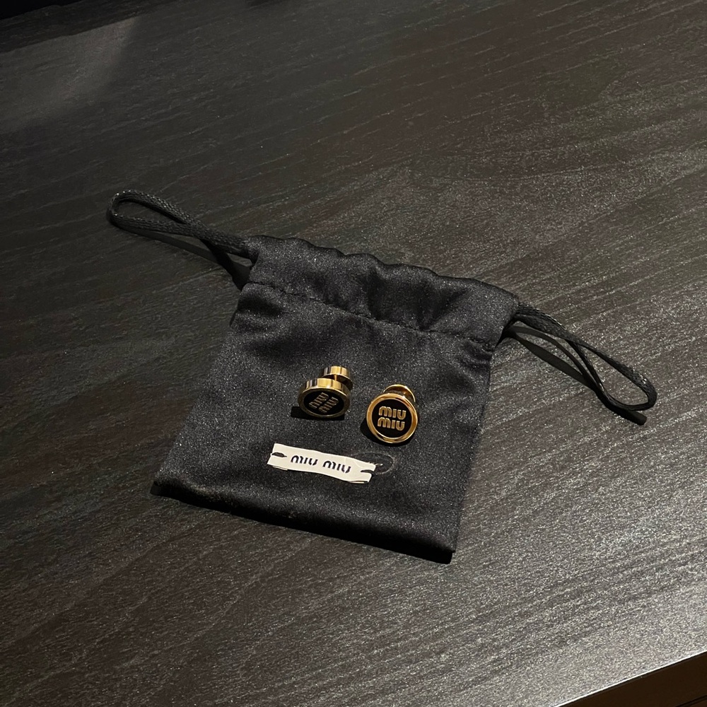 Miu Miu Enameled Metal earrings